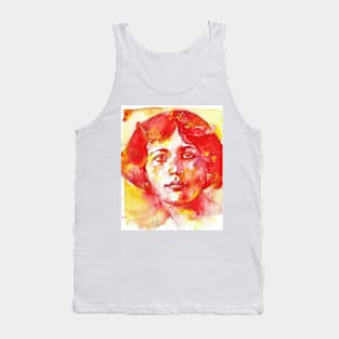 SIMONE WEIL - watercolor portrait .2 Tank Top